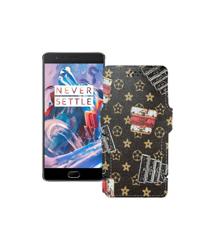 Чохол-книжка з екошкіри для телефону OnePlus 3T