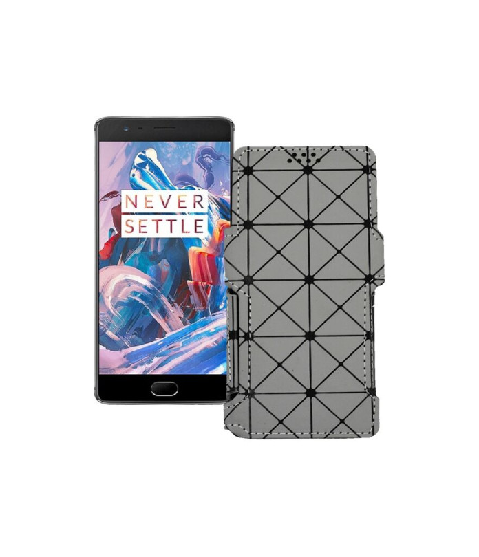 Чохол-книжка з екошкіри для телефону OnePlus 3T