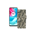 Чохол-книжка з екошкіри для телефону Motorola Moto G60s