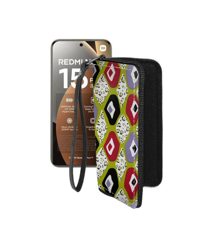 Чохол-гаманець з екошкіри для телефону Xiaomi Redmi Note 15 Pro Plus