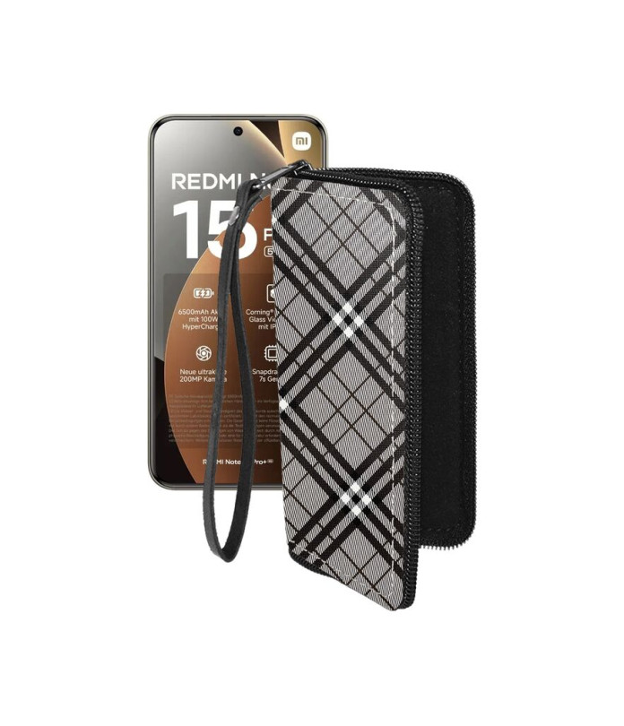 Чохол-гаманець з екошкіри для телефону Xiaomi Redmi Note 15 Pro Plus