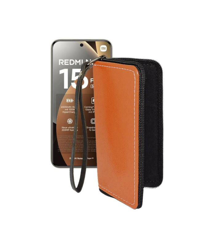 Чохол-гаманець з екошкіри для телефону Xiaomi Redmi Note 15 Pro Plus