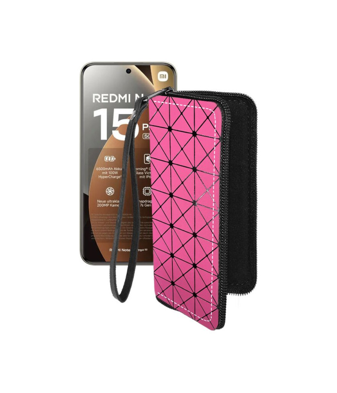 Чохол-гаманець з екошкіри для телефону Xiaomi Redmi Note 15 Pro Plus