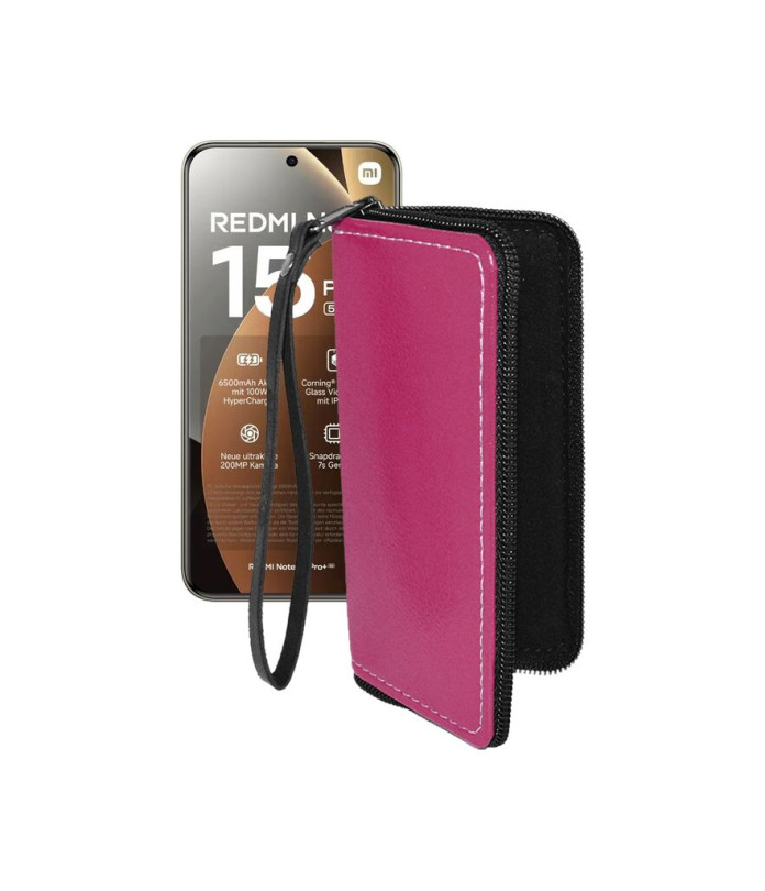 Чохол-гаманець з екошкіри для телефону Xiaomi Redmi Note 15 Pro Plus