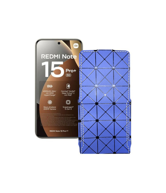 Чохол-флип з екошкіри для телефону Xiaomi Redmi Note 15 Pro Plus