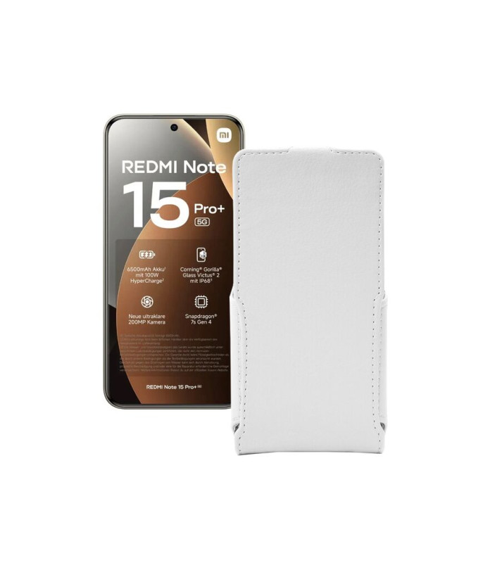 Чохол-флип з екошкіри для телефону Xiaomi Redmi Note 15 Pro Plus