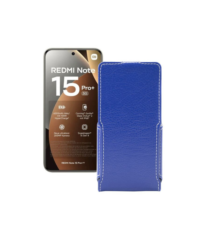 Чохол-флип з екошкіри для телефону Xiaomi Redmi Note 15 Pro Plus