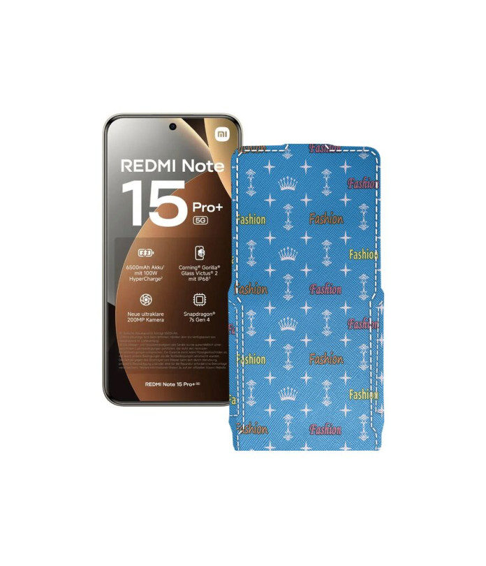 Чохол-флип з екошкіри для телефону Xiaomi Redmi Note 15 Pro Plus