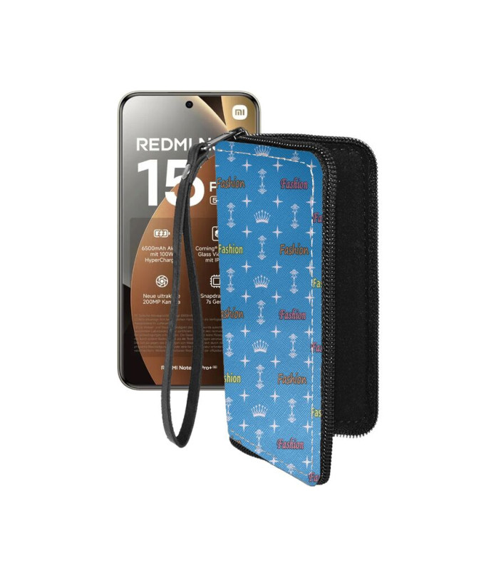 Чохол-гаманець з екошкіри для телефону Xiaomi Redmi Note 15 Pro Plus