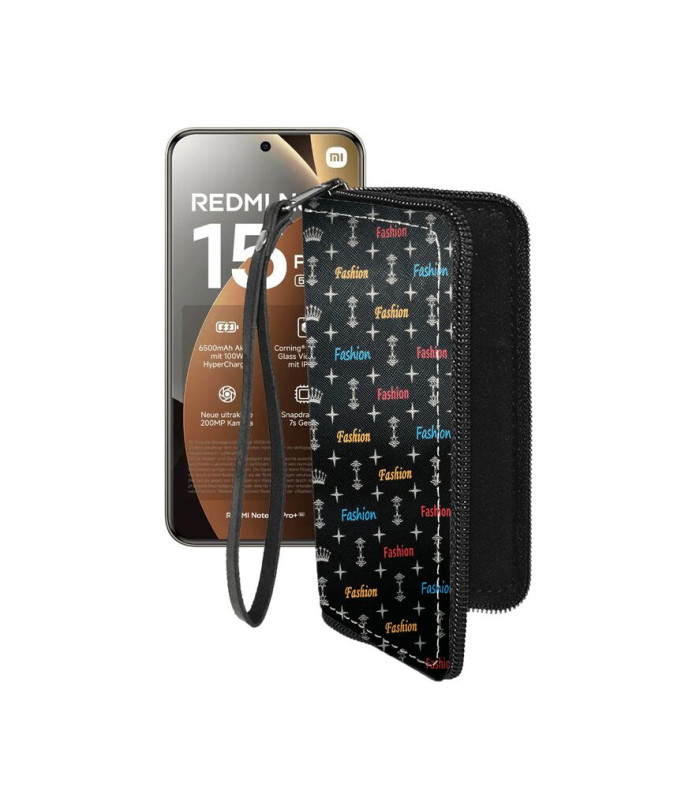 Чохол-гаманець з екошкіри для телефону Xiaomi Redmi Note 15 Pro Plus