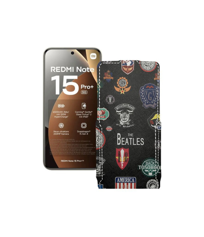 Чохол-флип з екошкіри для телефону Xiaomi Redmi Note 15 Pro Plus