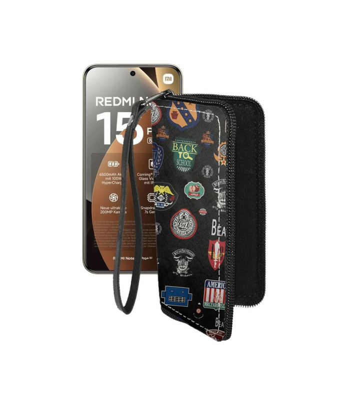 Чохол-гаманець з екошкіри для телефону Xiaomi Redmi Note 15 Pro Plus