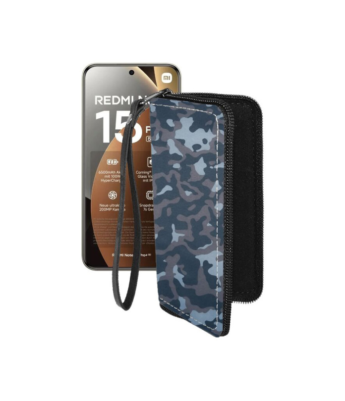 Чохол-гаманець з екошкіри для телефону Xiaomi Redmi Note 15 Pro Plus