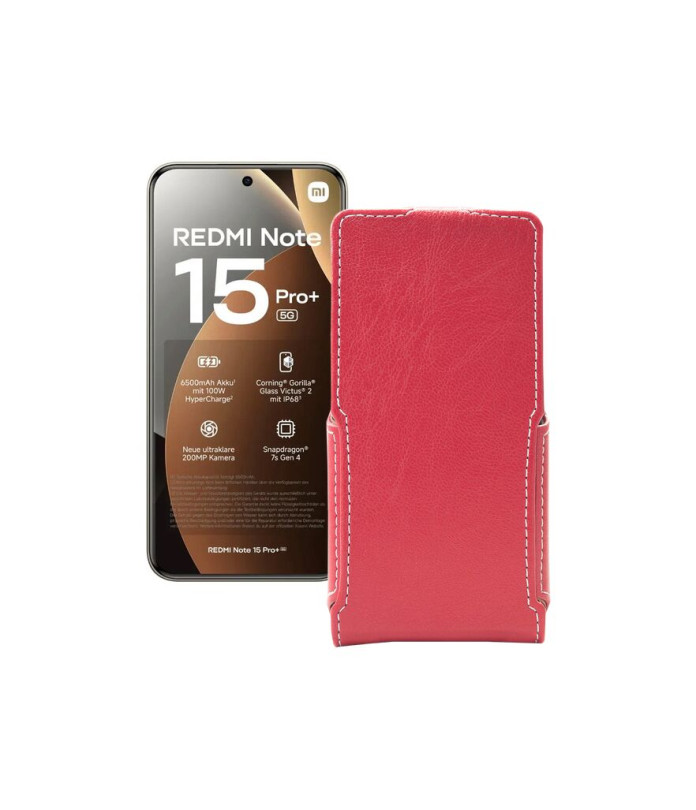 Чохол-флип з екошкіри для телефону Xiaomi Redmi Note 15 Pro Plus