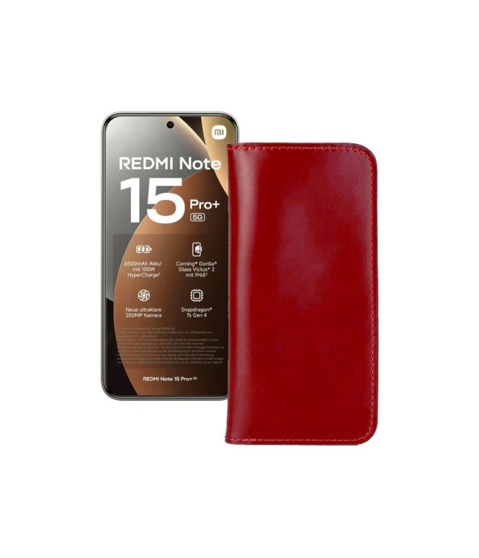 Портмоне з екошкіри для телефону Xiaomi Redmi Note 15 Pro Plus