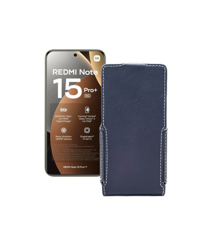 Чохол-флип з екошкіри для телефону Xiaomi Redmi Note 15 Pro Plus
