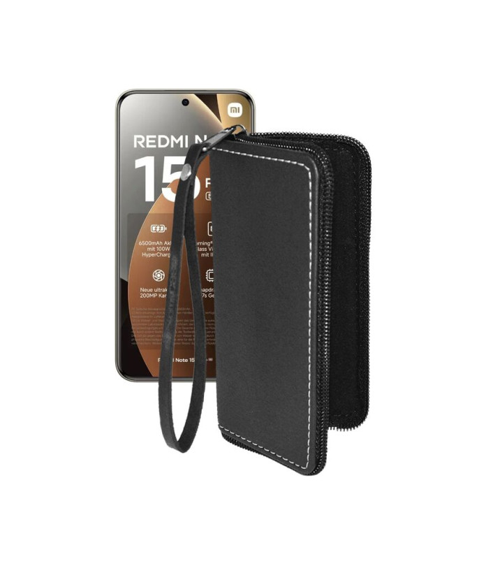 Чохол-гаманець з екошкіри для телефону Xiaomi Redmi Note 15 Pro Plus