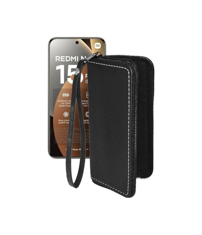 Чохол-гаманець з екошкіри для телефону Xiaomi Redmi Note 15 Pro Plus