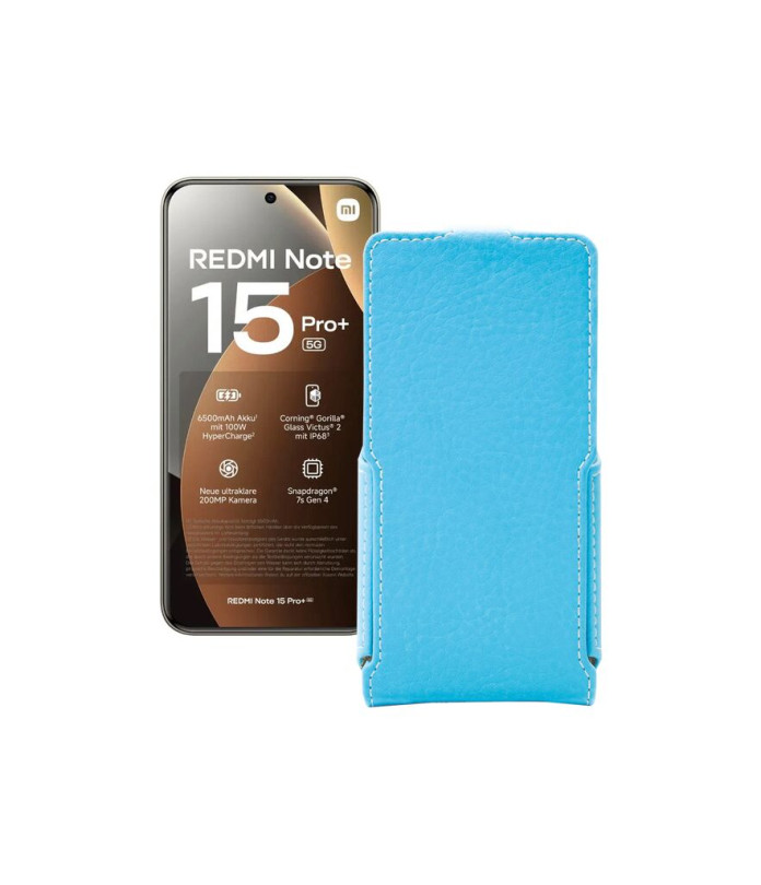 Чохол-флип з екошкіри для телефону Xiaomi Redmi Note 15 Pro Plus