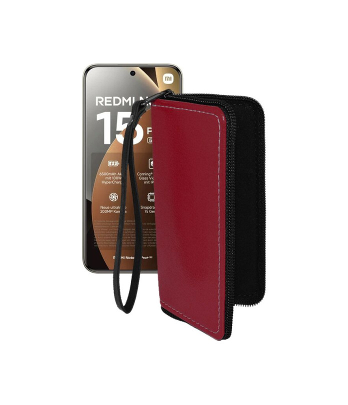 Чохол-гаманець з екошкіри для телефону Xiaomi Redmi Note 15 Pro Plus