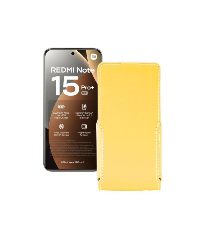 Чохол-флип з екошкіри для телефону Xiaomi Redmi Note 15 Pro Plus