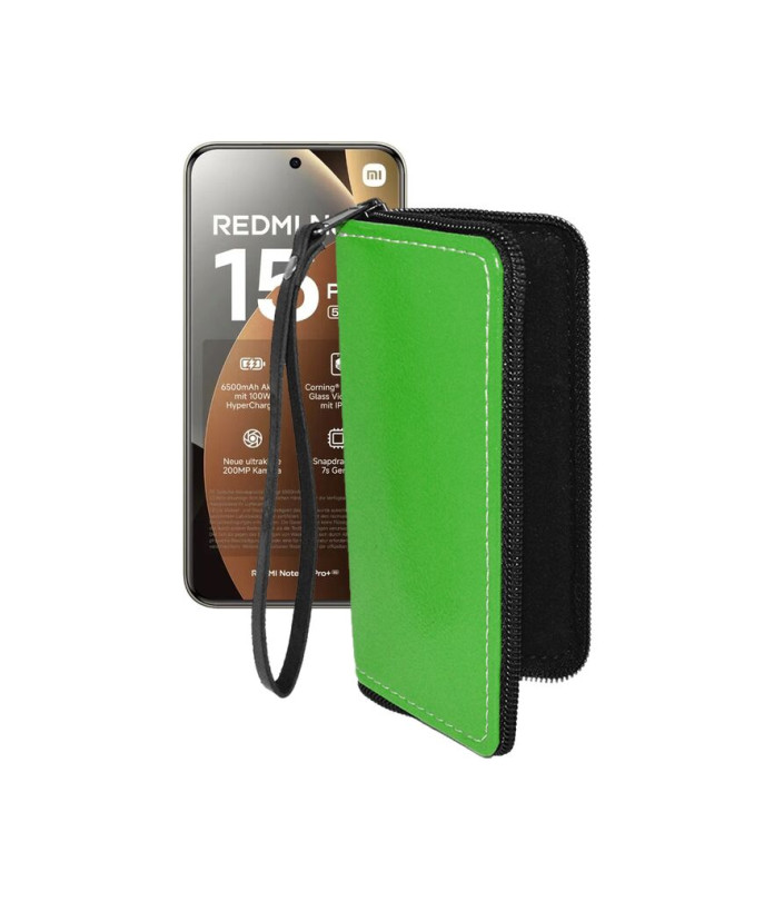 Чохол-гаманець з екошкіри для телефону Xiaomi Redmi Note 15 Pro Plus