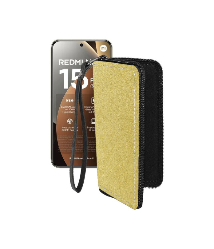 Чохол-гаманець з екошкіри для телефону Xiaomi Redmi Note 15 Pro Plus