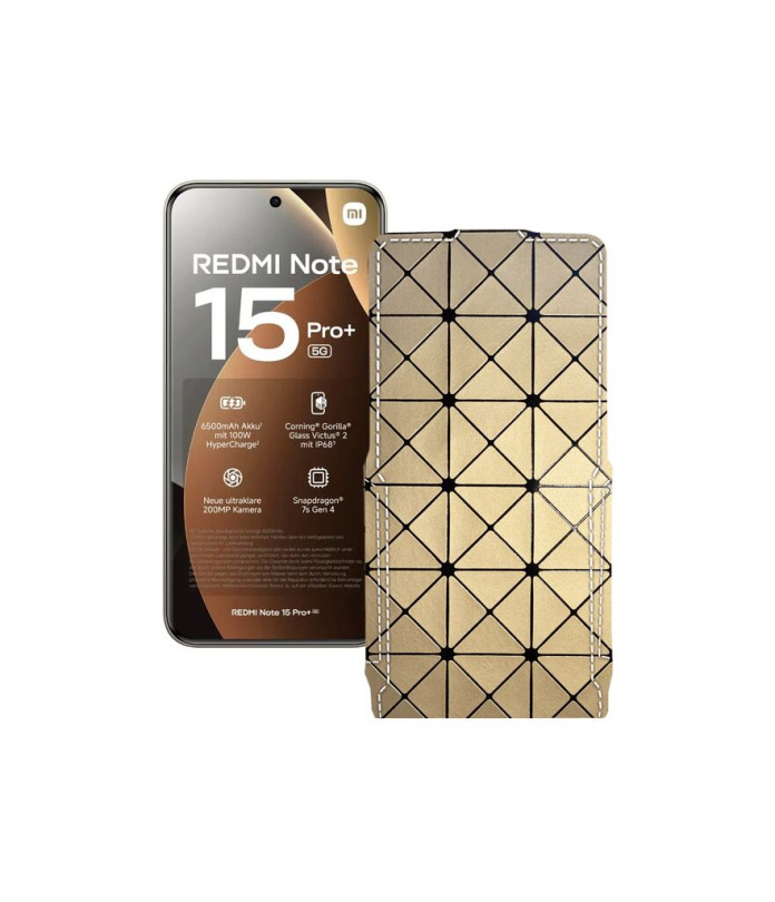 Чохол-флип з екошкіри для телефону Xiaomi Redmi Note 15 Pro Plus