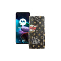 Чохол-флип з екошкіри для телефону Motorola Edge 30