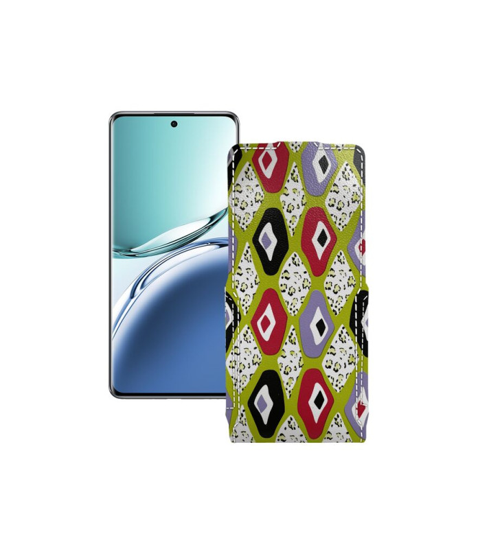 Чохол-флип з екошкіри для телефону OPPO F27