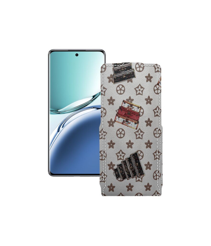 Чохол-флип з екошкіри для телефону OPPO F27