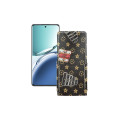 Чохол-флип з екошкіри для телефону OPPO F27