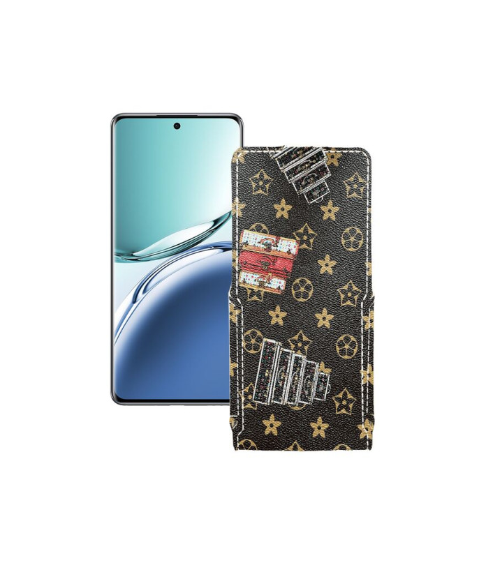 Чохол-флип з екошкіри для телефону OPPO F27