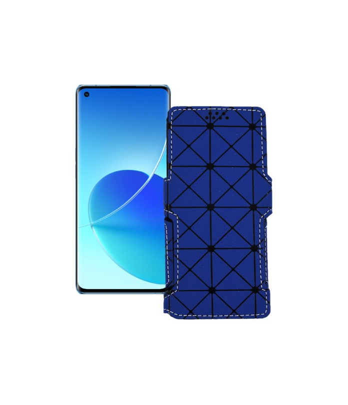 Чохол-книжка з екошкіри для телефону OPPO Reno 6 Pro Plus 5G