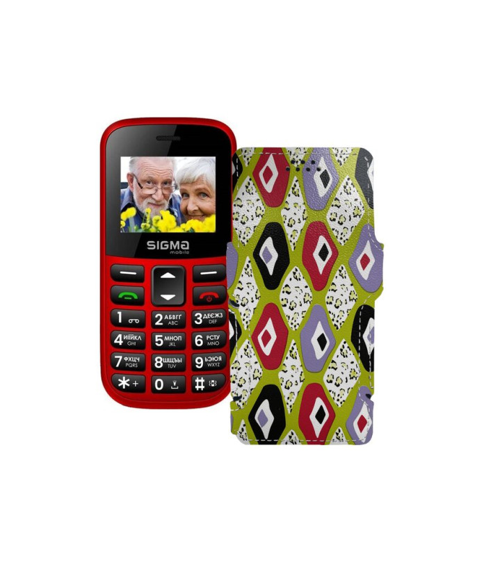 Чохол-книжка з екошкіри для телефону Sigma Comfort 50 EASY