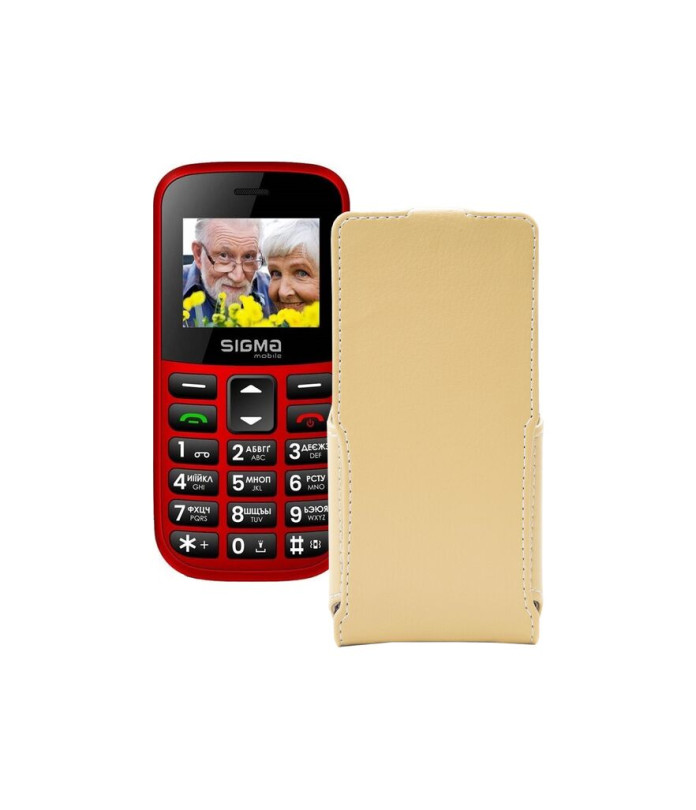Чохол-флип з екошкіри для телефону Sigma Comfort 50 EASY
