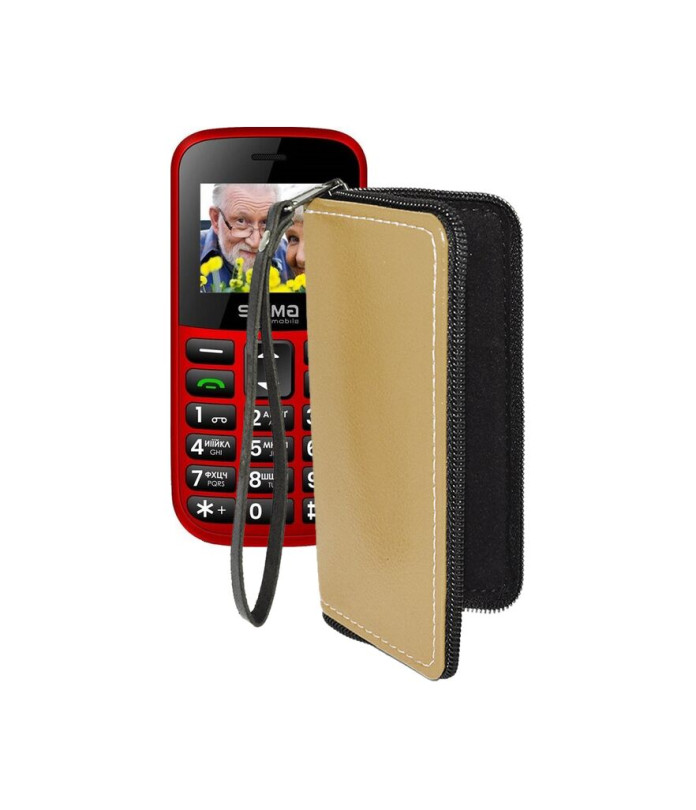 Чохол-гаманець з екошкіри для телефону Sigma Comfort 50 EASY