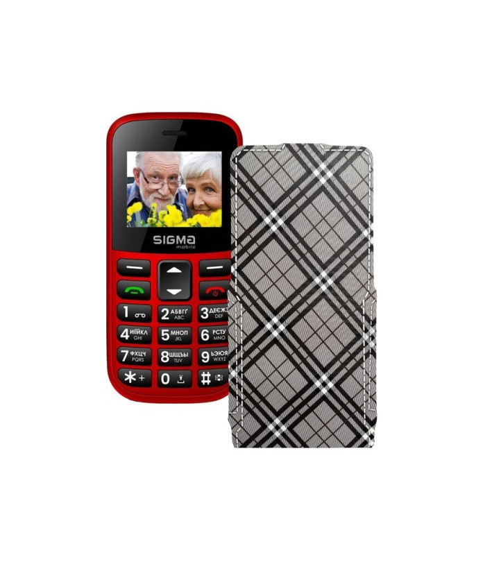 Чохол-флип з екошкіри для телефону Sigma Comfort 50 EASY