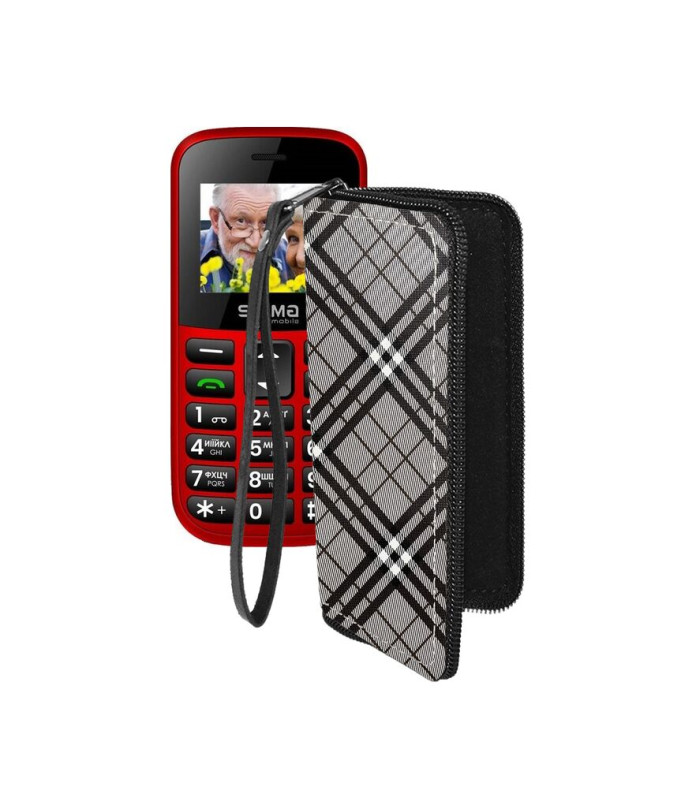 Чохол-гаманець з екошкіри для телефону Sigma Comfort 50 EASY