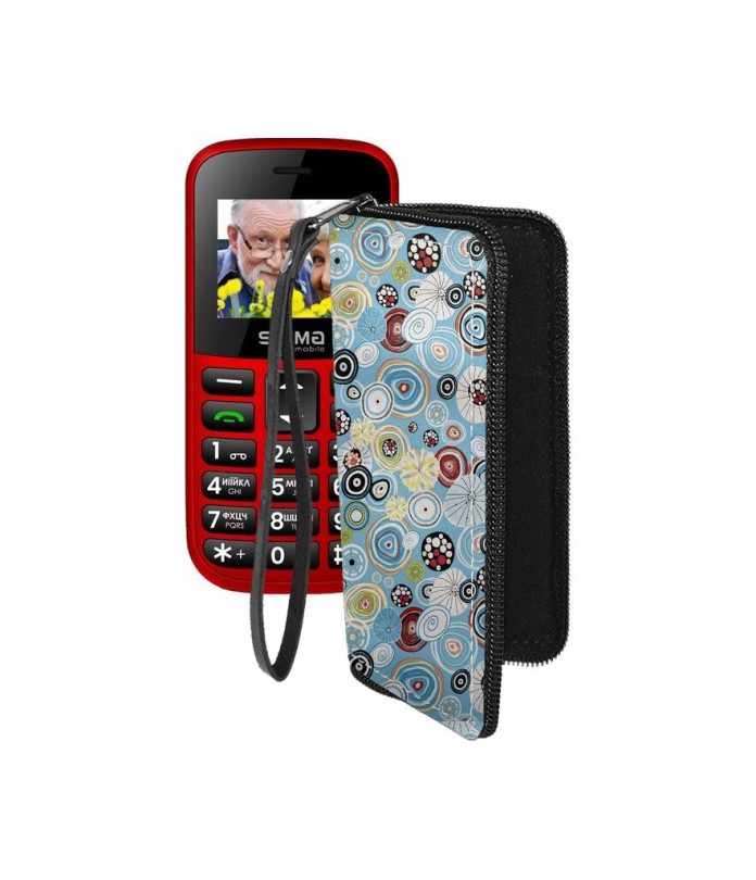 Чохол-гаманець з екошкіри для телефону Sigma Comfort 50 EASY