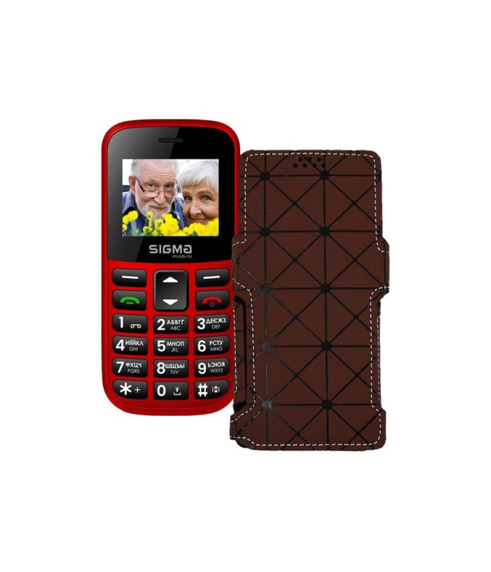 Чохол-книжка з екошкіри для телефону Sigma Comfort 50 EASY