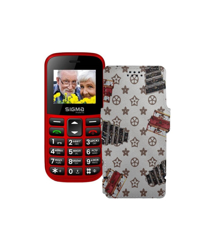 Чохол-книжка з екошкіри для телефону Sigma Comfort 50 EASY