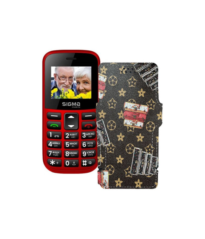 Чохол-книжка з екошкіри для телефону Sigma Comfort 50 EASY