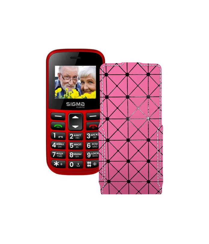 Чохол-флип з екошкіри для телефону Sigma Comfort 50 EASY