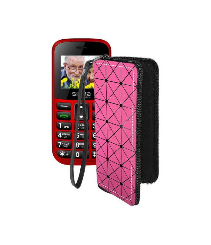 Чохол-гаманець з екошкіри для телефону Sigma Comfort 50 EASY