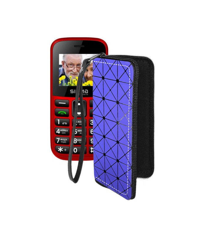 Чохол-гаманець з екошкіри для телефону Sigma Comfort 50 EASY