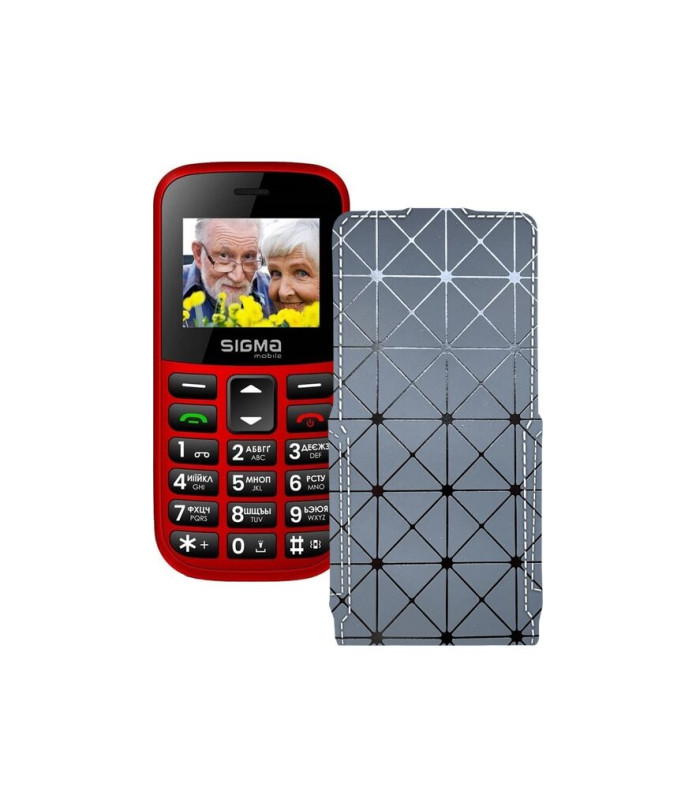 Чохол-флип з екошкіри для телефону Sigma Comfort 50 EASY