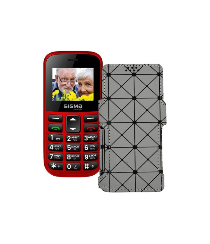 Чохол-книжка з екошкіри для телефону Sigma Comfort 50 EASY