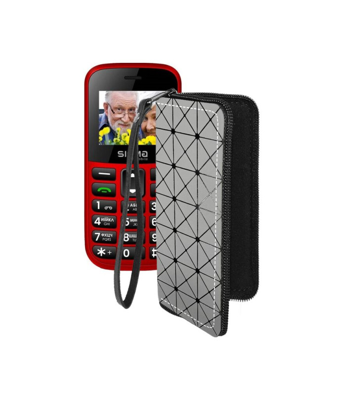 Чохол-гаманець з екошкіри для телефону Sigma Comfort 50 EASY