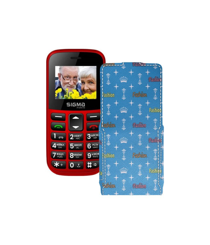 Чохол-флип з екошкіри для телефону Sigma Comfort 50 EASY